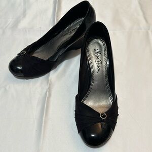 Black Miss Bisou Wedges